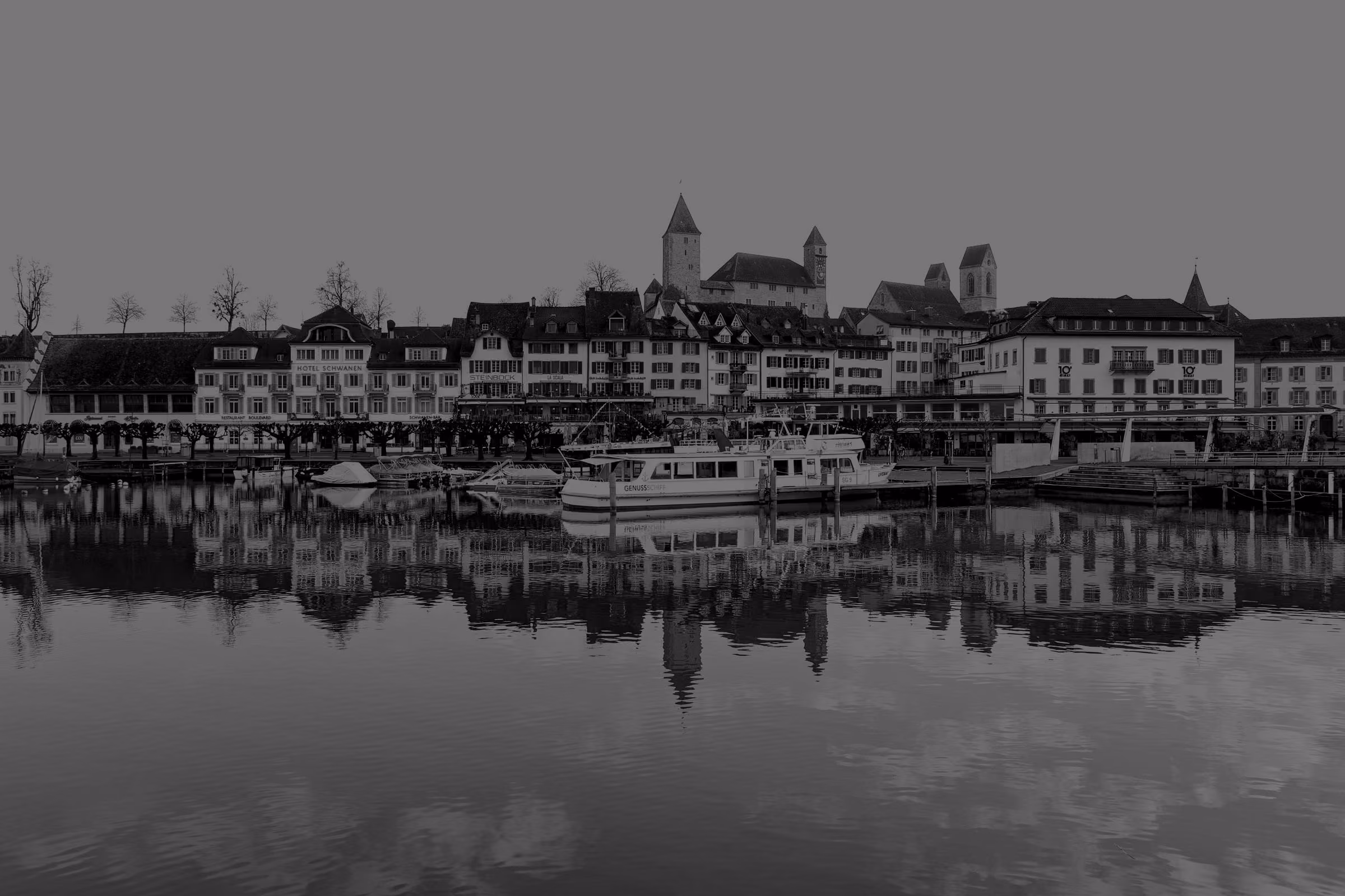 Lake Zurich at Rapperswil.